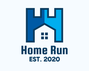 Blue Turret Home Property logo design