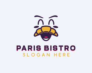 Happy Croissant Bake logo design