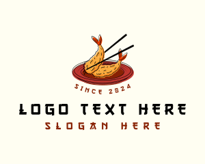 Tempura Shrimp Restaurant Logo