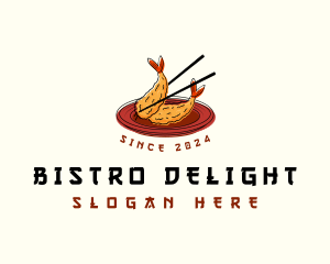 Tempura Shrimp Restaurant logo design