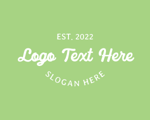 Vegan - Fancy Cursive Wordmark logo design