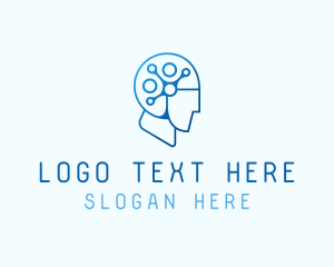 Ai - AI Tech Brain logo design