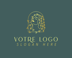 High End - Nature Beauty Goddess logo design