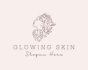 Female Beauty Skincare  logo design