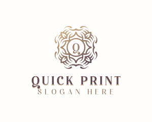 Stylish Luxury Florist logo design