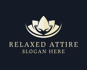 Relax Massage Hands  logo design