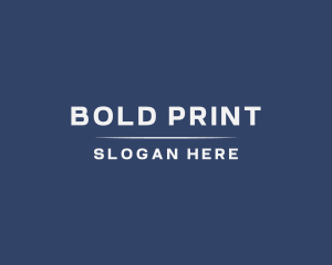 Modern Bold Company logo design