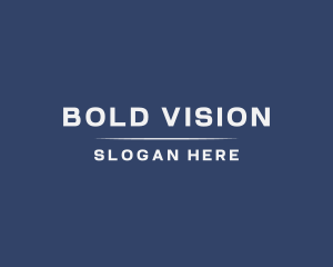 Modern Bold Company logo design