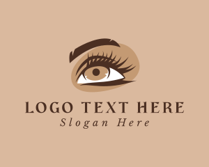 Waxing - Eyelash Perm Cosmetics logo design