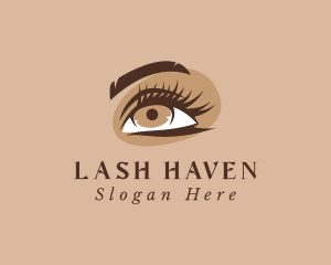 Eyelash Perm Cosmetics logo design