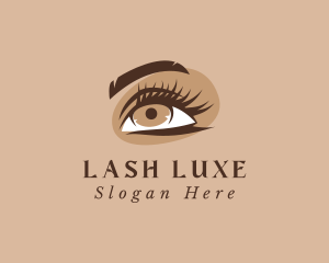 Eyelash Perm Cosmetics logo design