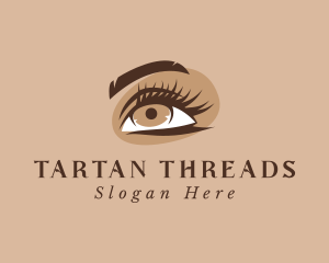 Eyelash Perm Cosmetics logo design