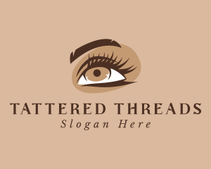 Eyelash Perm Cosmetics logo design