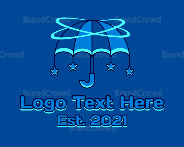 Orbital Umbrella  Star Logo