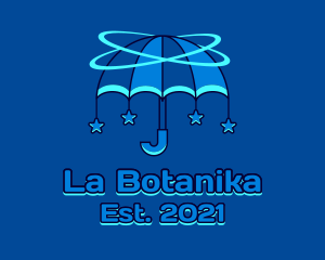 Cosmo - Orbital Umbrella  Star logo design