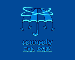 Astrologist - Orbital Umbrella  Star logo design