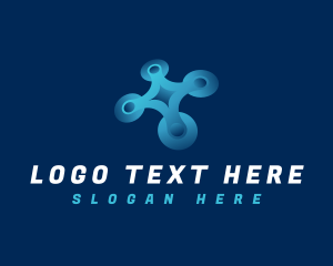 Aircraft - Drone Aerial Spinner logo design