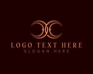 Mirror - Luxury Moon Letter C logo design