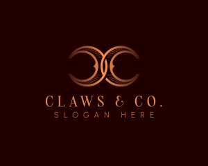 Luxury Moon Letter C logo design