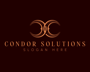 Luxury Moon Letter C logo design