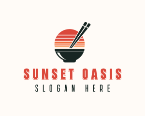 Asian Bowl Gourmet logo design