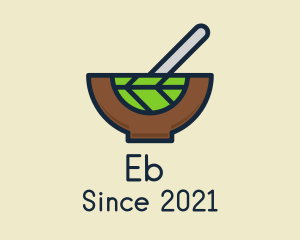 Vegetarian - Vegan Salad Bowl logo design