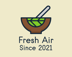 Vegan Salad Bowl logo design