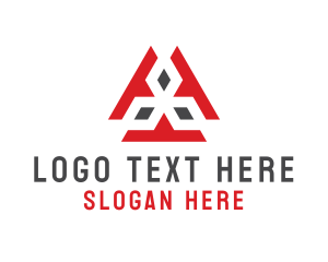 Business - Tech Cyber Diamond Symbol logo design