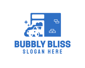 Bubble Car Wash logo design