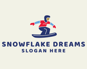 Winter - Winter Ski Athlete logo design