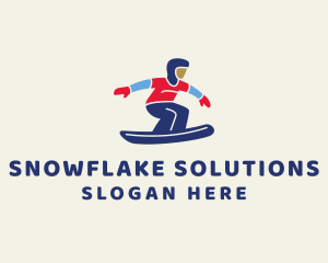 Winter - Winter Ski Athlete logo design