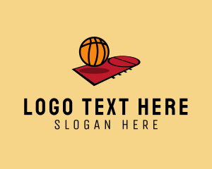 Ball - Sports Basketball Court logo design