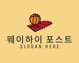 Sports Basketball Court   logo design