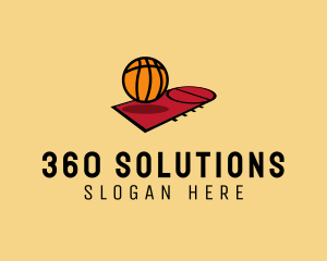 Sports Basketball Court   logo design