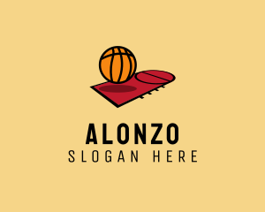 Sports Basketball Court   logo design