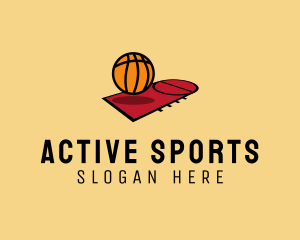 Sports - Sports Basketball Court logo design