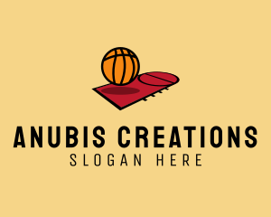 Sports Basketball Court   logo design