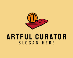 Sports Basketball Court   logo design