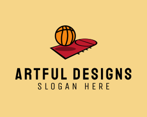 Sports Basketball Court   logo design