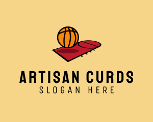 Sports Basketball Court   logo design