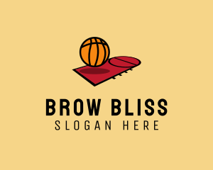 Sports Basketball Court   logo design