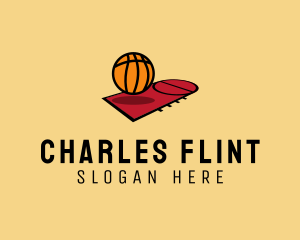 Sports Basketball Court   logo design