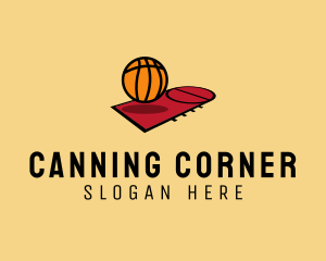 Sports Basketball Court   logo design