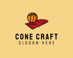 Sports Basketball Court   logo design