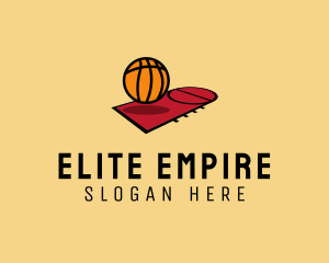 Sports Basketball Court   logo design