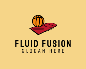 Sports Basketball Court   logo design