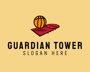 Sports Basketball Court   logo design