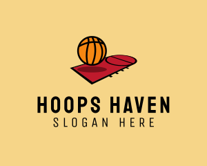 Basketball - Sports Basketball Court logo design