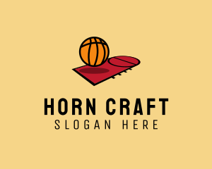 Sports Basketball Court   logo design