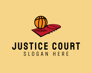 Court - Sports Basketball Court logo design